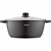 Каструля Ardesto Gemini Anzio скляна кришка 28 см 6,4 л чорна (AR2426GE) - Image 2
