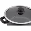 Каструля Ardesto Gemini Anzio скляна кришка 28 см 6,4 л чорна (AR2426GE) - Image 9