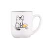 Чашка Ardesto Cat, 380мл, кераміка, біло-сірий (AR3055) - Image 3