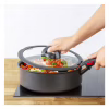 Крышка для посуды Tefal Ingenio, набір 3 шт, скло, пластик, чорний (L9849053) - Image 6