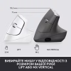 Мышка Logitech Lift Vertical Ergonomic Wireless/Bluetooth for Business Off-white (910-006496) - Image 7