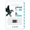 USB флеш накопичувач Wibrand 8GB Hawk Black USB 2.0 (WI2.0/HA8M1B) - Image 2