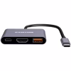 Концентратор Canyon hub DS-4 3in1 USB-C Grey (CNS-TDS4) - Image 2