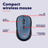 Мышка Trust Yvi+ Silent Wireless Dark Blue (25514) - Image 7