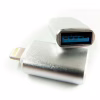 Перехідник OTG USB 2.0 AF to Lightning grey Dengos (ADP-016) - Image 2