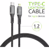 Дата кабель USB-C to Lightning 1.2m CBGPD30WTL1 30W grey Intaleo (1283126518089) - Image 3