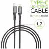 Дата кабель USB-C to Lightning 1.2m CBGPD30WTL1 30W grey Intaleo (1283126518089) - Image 4