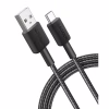 Дата кабель USB 2.0 AM to USB-C 1.8m nylon 322 black Anker (A81H6G11) - Image 5