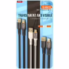 Дата кабель USB 2.0 AM to Micro 5P 1.0m 2.4A black XO (NB229-M-1-BK) - Image 2