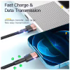 Дата кабель USB 2.0 AM to Lightning 2.0m 2.4A black Essager (EXCL-XCA01) - Image 5