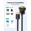 Кабель мультимедийный HDMI M to DVI M 1.5m HD106 black Ugreen (11150) - Image 2