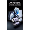 Кабель мультимедийный DisplayPort M to DisplayPort M 2.0m 16K DP118 black Ugreen (15384) - Image 4
