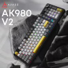 Клавиатура Ajazz AK980 V2 Gift Switch V2 Wireless/Bluetooth/USB UA Black/Grey/Yellow (AK980-V2-G-BGY) - Image 7