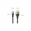 Кабель мультимедійний HDMI M to HDMI micro M 2.1m V2.0 8K 60Hz green Vention (AGKGH) - Image 3