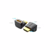 Перехідник HDMI F to HDMI M 90° 4K 60Hz PVC Vention (AIOB0) - Image 2