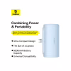 Батарея универсальная Baseus Compact 4900mAh 20W Type-C, White (PPWC05T) (P10068302212-00) - Image 2