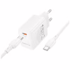 Зарядное устройство BOROFONE BN26 Fuente USB-C PD20W + cable USB-C to USB-C White (6941991120251) - Image 3