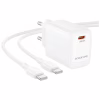 Зарядное устройство BOROFONE BN26 Fuente USB-C PD20W + cable USB-C to USB-C White (6941991120251) - Image 5
