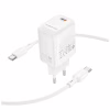 Зарядное устройство BOROFONE BN26 Fuente USB-C PD20W + cable USB-C to USB-C White (6941991120251) - Image 6