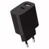 Зарядний пристрій Gembird 1xUSB-C + 1xUSB 12W black (TA-UC-2AC12-01-BK) - Image 2