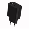 Зарядное устройство Gembird 1xUSB-C + 1xUSB 12W black (TA-UC-2AC12-01-BK) - Image 3