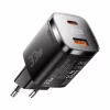 Зарядное устройство 1xUSB-C + 1xUSB 33W GaN black Essager (ECT33W-GMB01-Z) - Image 2