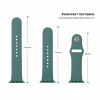 Ремінець до смарт-годинника Armorstandart Sport Band (3 Straps) для Apple Watch 49/46/45/44/42 (Series 1-3) Pine Green (ARM56845) - Image 3