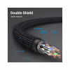 Патч-корд 0.5м, S/FTP cat 8 RJ-45 COPPER black Vention (IKGBD) - Image 5