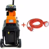 Садовый измельчитель GTM MS2800/45 KIT, 220В, 2800Вт, до 45мм, фреза, 60л + подовжувач 10м (MS2800/45_KIT+ext.cord) - Image 2