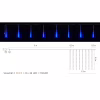 Гірлянда Delux Snowfall C 192LED 8х0.3 м IP44 EN Синя/Прозора (90017978) - Image 2