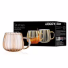 Набор чашек Ardesto Golden Moon 350мл, 2шт, боросилікатне скло, прозорий (AR2635BGG) - Image 4