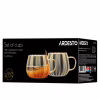 Набор чашек Ardesto Golden Moon 350мл, 2шт, боросилікатне скло, прозорий (AR2635BGG) - Image 6