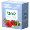 Чай Tea Moments Sparkling Strawberry зеленый 20х1.8 г пирамидки (tm.02920) - Image 4