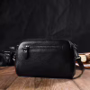 Сумка Vintage Клатч з натуральної шкіри Чорна (22086) - Image 10