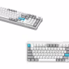 Клавіатура GamePro Asgard Drakkar Keychron Super Red Switch Wireless/Bluetooth/USB UA White (MK305WH) - Image 4