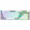 Клавіатура GamePro Asgard Drakkar Keychron Super Red Switch Wireless/Bluetooth/USB UA White (MK305WH) - Image 5