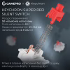 Клавіатура GamePro Asgard Drakkar Keychron Super Red Switch Wireless/Bluetooth/USB UA White (MK305WH) - Image 9