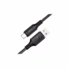 Дата кабель USB 2.0 AM to USB-C 1.2m 3A 60W silicone black Acefast (6974316284178) - Image 2