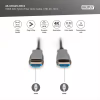 Кабель мультимедійний HDMI M to HDMI M 30m 4K AOC hybrid-fiber black Digitus (AK-330125-300-S) - Image 3