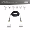 Кабель мультимедійний HDMI M to HDMI M 30m 4K AOC hybrid-fiber black Digitus (AK-330125-300-S) - Image 4