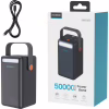 Батарея универсальная Choetech 50000mAh, PD/3.0/65W, QC/3.0/18W, USB-C, 3*USB-A, mirco USB, LED Light (B664-CCBE) - Image 3