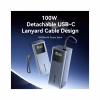 Батарея универсальная Vention 20000 mAh 100W Gray TFT Display Type (FKCH0) - Image 3
