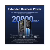 Батарея універсальна Vention 20000 mAh 100W Gray TFT Display Type (FKCH0) - Image 11