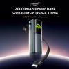 Батарея универсальная Vention 20000 mAh 165W Gray TFT Display Type (FKFH0) - Image 4