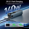 Батарея універсальна Vention 27000 mAh 200W Gray TFT Display Type (FKGH0) - Image 7