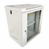 Шкаф настенный GEAR 12U 19" 600x600x600 мм, + полка 19", grey (GWMSN-12U-600-600G) - Image 2