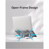 Подставка для ноутбука Vention Laptop X-type Stand Silver Aluminum Alloy (KDMI0) - Image 7