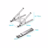 Підставка до ноутбука Vention Laptop X-type Stand Silver Aluminum Alloy (KDMI0) - Image 11