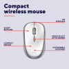 Мышка Trust Yvi+ Silent Wireless White (25513) - Image 7
