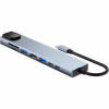 Концентратор Dynamode USB-C 8-in-1 HDMI 4K30Hz + 1xRJ45 + 1xUSB 3.0 + 1xUSB 2.0 + 1xUSB-C PD (BYL-2017L) - Image 2